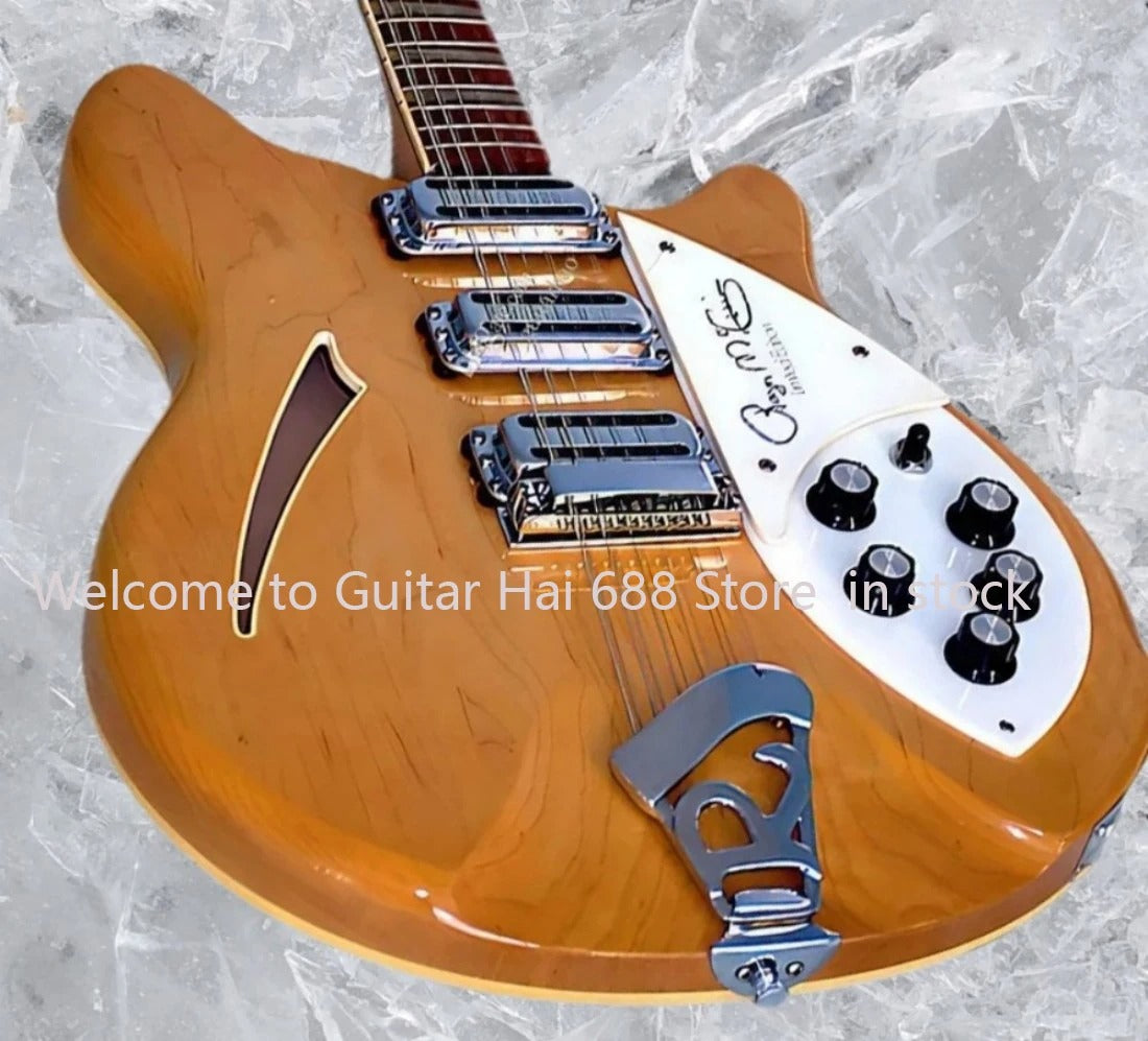 12-String Semi-Hollow Electric Guitar Jazz Style