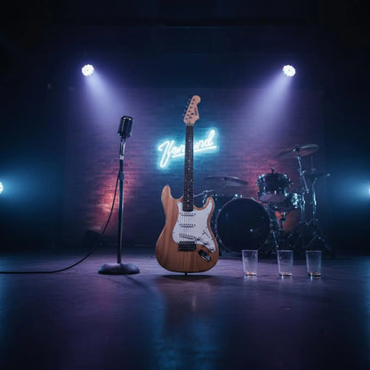 Electric Guitar Starter Kit with Amplifier and Gig Bag
