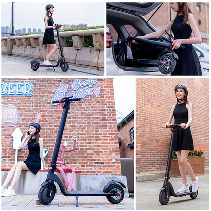Foldable Electric Scooter with Seat Smart E-Scooter for Adults