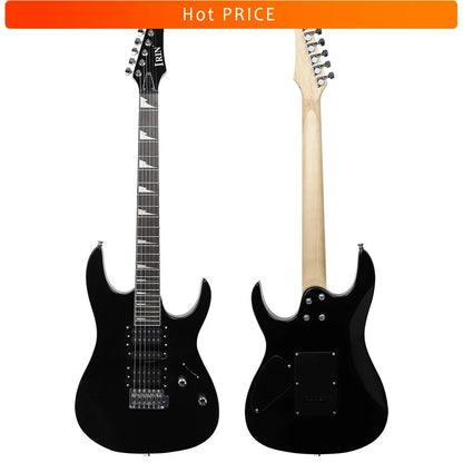 6-String Electric Guitar 24 Frets Maple Body with Accessories