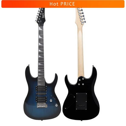 6-String Electric Guitar 24 Frets Maple Body with Accessories