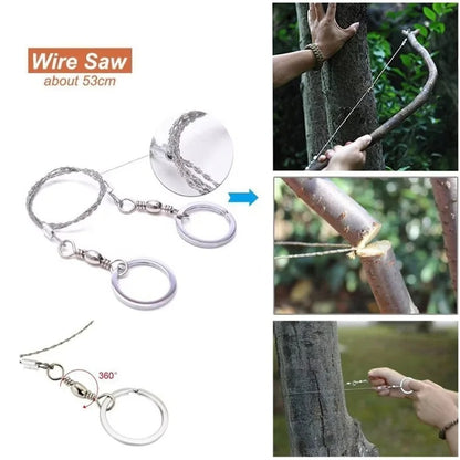 Emergency Survival Kit Multifunction Tactical Camping Gear