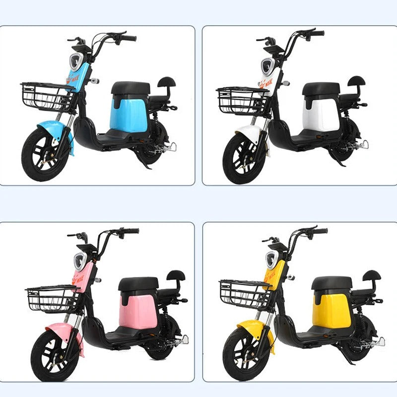 48V 500W Electric Bike with Shock Suspension E-Scooter