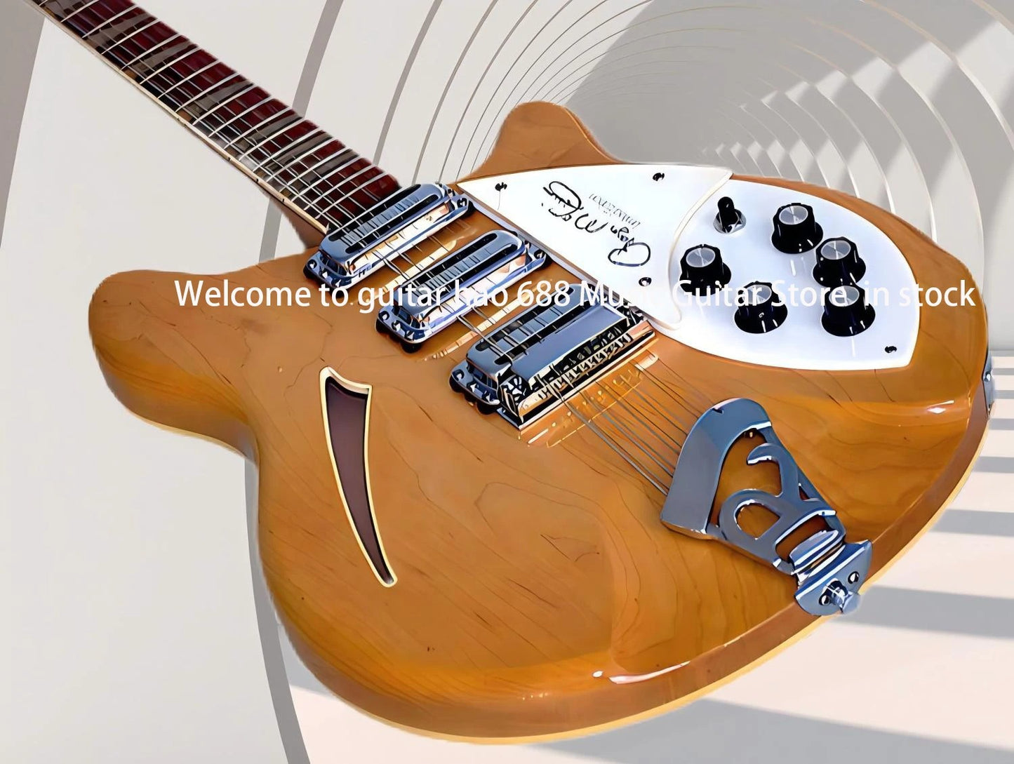12-String Semi-Hollow Electric Guitar Jazz Style