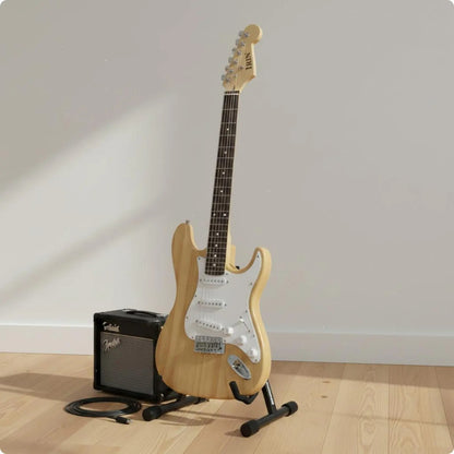 Electric Guitar Starter Kit with Amplifier and Gig Bag